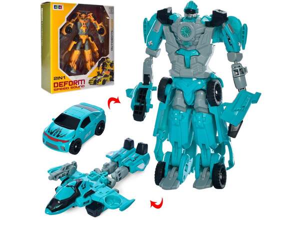 Трансформер AB-14-18-2A (24шт) 21см, робот + транспорт, 2 види, кор, 24,5-29-8,5см (шт.)