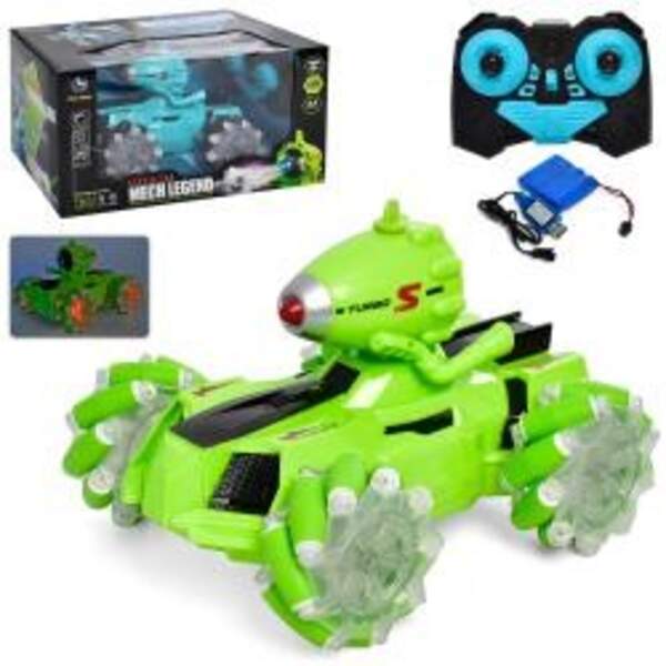 Машинка YL-48 (6шт) р/к 2,4G, акум, трюкова, 22см, муз, світло, пара, USB заряд, 2кол, в кор-ці, 34- (шт.)