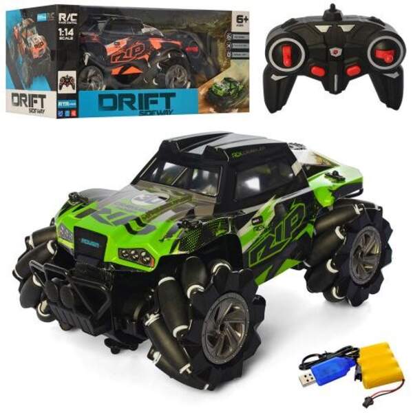 Машина XF939-103 (8шт) р/у, аккум,28см, 1:14,танцует,360,небьющ.корп,4х4,USBзар, 2цв,кор,36-16-19см (шт.)