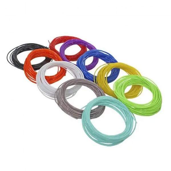 PLA Пластик для 3D ручки 10 шт по 5 м Набір для 3Д малювання ( 170 - 195 С ) №1167 (шт.)