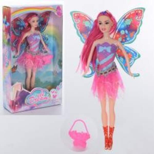 Лялька 398J-3 (72шт) 28см, фея, крила, сумочка, в кор-ці, 18-32,5-5,5см (шт.)