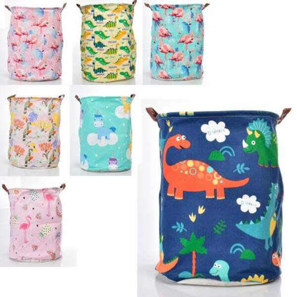 Кошик для іграшок MR 0654 (30шт) 40-40-в49см, 2корот. ручки,мікс видів, в кульку,44-42-2см (шт.)