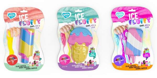 Лизун-антистрес TM Lovin Ice Fluffy ріжок 110 мл 80125 (шт.)