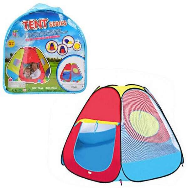 Намет MR 0694 (12шт) піраміда, 155-140-в92см, 4вікна-сітки, 2входи, в сумці, 39-38-4см (шт.)