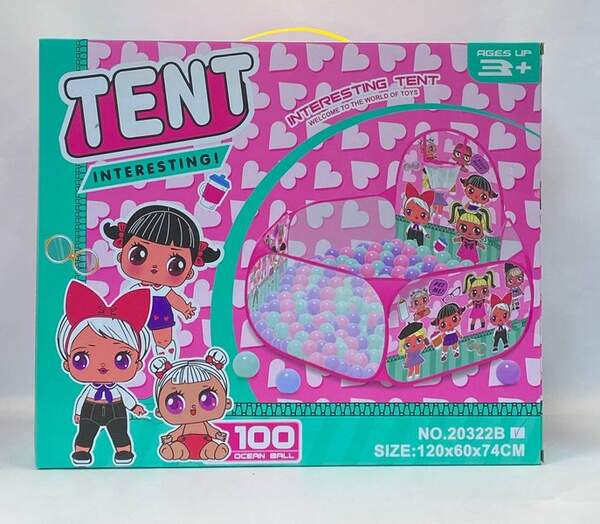 Басейн з кульками 100 штук ЛоЛ 20322 (шт.)