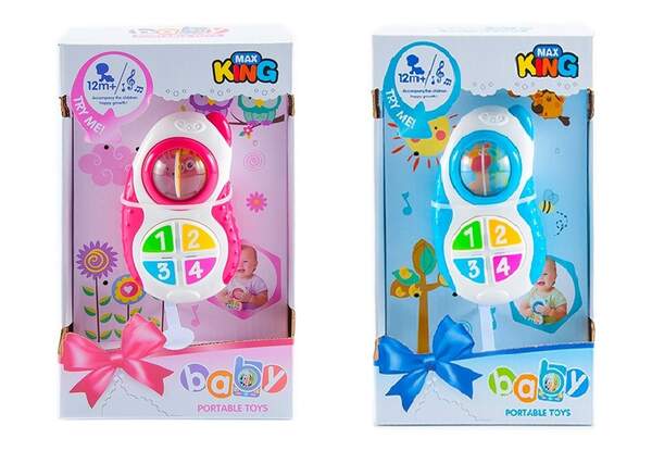 Іграшка Муз.телефон 32023G/B (72шт/2)2 види, батар., муз, у коробці 14*23*6,5см (шт.)