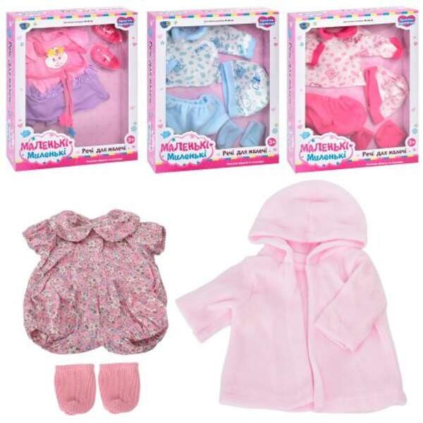 Ляльковий наряд M 4647 UA (48шт) 3 види, у кор-ці, 29-36-5см (шт.)