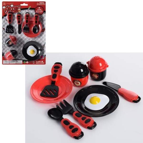 Продукти 8899-5D (216шт) тарілки, кухонний набір, спецівниці 2шт, на листі, 21,5-31-5см (шт.)