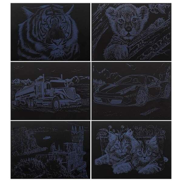 Креативна творчість "Гравюра А4" економ (60) ГрА4 (шт.)