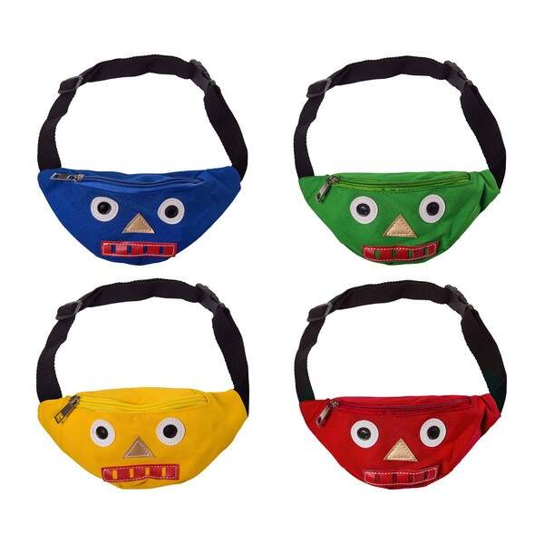 Сумка-бананка дитяча BG2216 (60шт) 4 кольори, р-р сумки – 22*6*9 см (шт.)