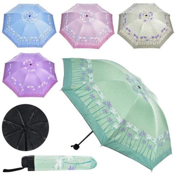 Парасолька MK 4942 (30шт) механ,тростина66,діам98, спиця54см,складн, чохол,5кольор, у кул,24,5-5-5см (шт.)