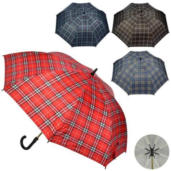 Парасолька MK 4984 (30шт)довжина 94см, тростина 87см, діам 115см, спиця 70см, тканина, 4 види, у кул (шт.)