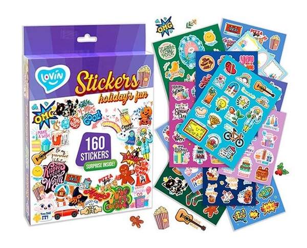 Holiday's fun TM Lovin Набір стікерів / 12шт 90016 (шт.)