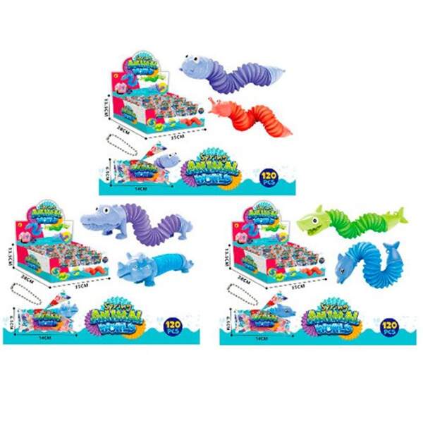 Гра SS-11-21-3121 (480шт) 10см,антистрес,ланцюжок 3 види,120шт (2види,4колір) у дисплеї, 35-27,5-13 (шт.)