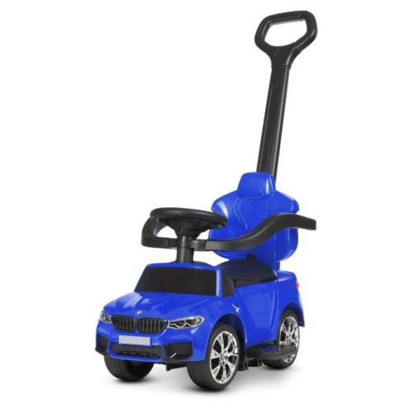 Каталка-толокар M 4785L-4 (1шт) 3в1(батьківська.руч,гойдалка) 6V4,5AH, муз, MP3, шкір.сид,синій (шт.)