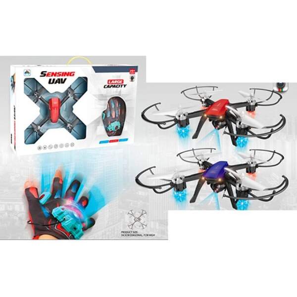 Квадрокоптер H263 (6шт) р/в, акум, 2 кольори, кер. рукавичкою, в коробці, (шт.)