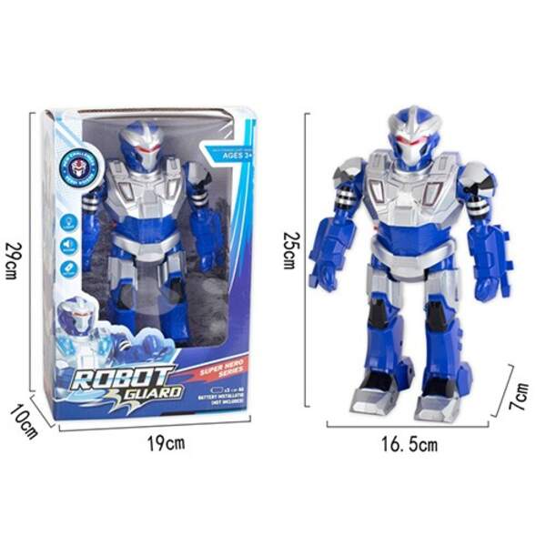 Робот EJ700 (24шт) 25см, ходить, рухаються руки, звук, світло, на бат-ці, в коробці, 19-29-10см (шт.)