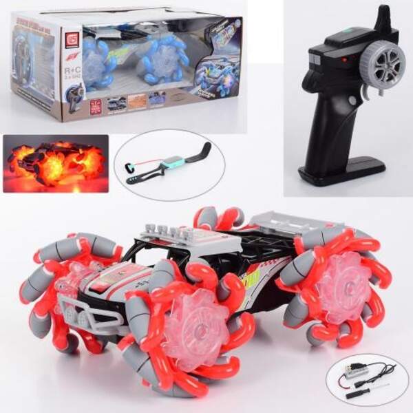 Джип CV-A500-2 (4шт) р/в2,4G,акум,USBзар,21см,звук,світло,транс.кол,упр жест,2кол,в кор,31-13,5-20см (шт.)