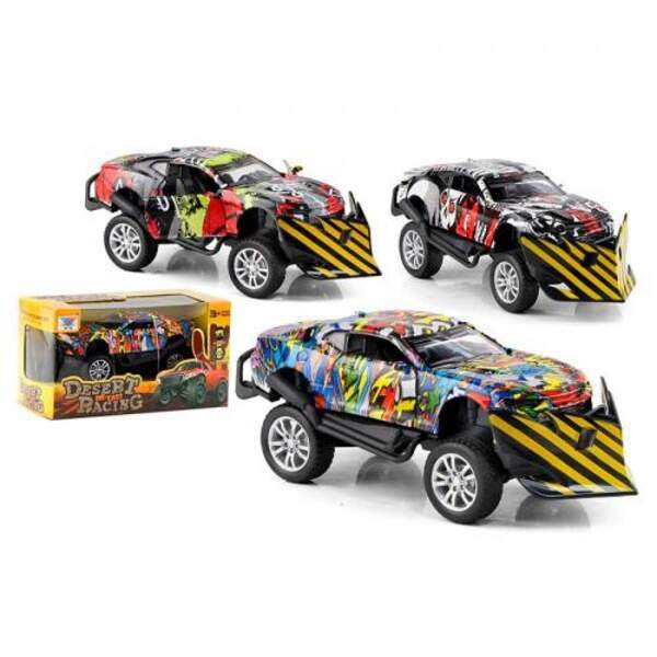 Машина K189A21 (36шт) 14,5 см, метал, інерція, відчиняються двері, 3 кольори, в коробці, 15-8,5-7см (шт.)