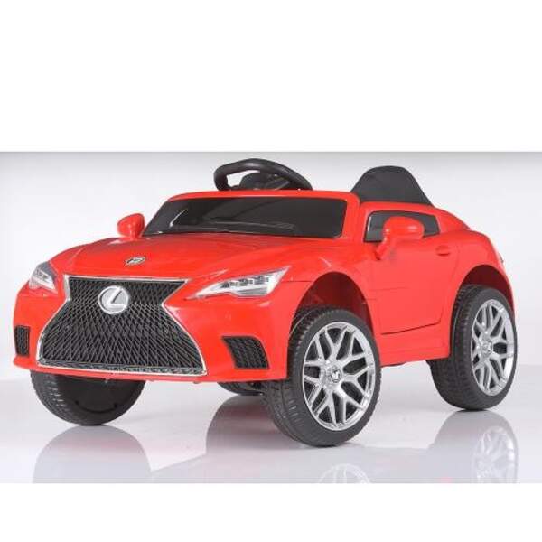 Машина M 4824EBLR-3 (1шт) 2,4G, 4мотори 25W, 1аккум12V7AH, шкіра, муз, світло, EVA, червоний (шт.)