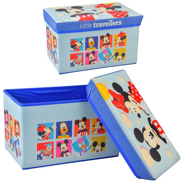 Кошик-скринька для іграшок арт. D-3526 (12шт) Mickey Mouse,  пакет. 40*25*25см (шт.)