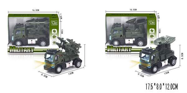 Трейлер арт. 6257Y3/6257G3 (120шт/2) батар., військовий, короб. 17,5*8*12см (шт.)