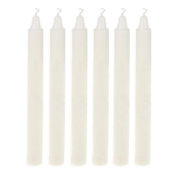 Свічка столова 16см, час згорання 5,5год, 100% парафін, 18шт/упак/ ціна 1 шт/Болгарія (шт.)