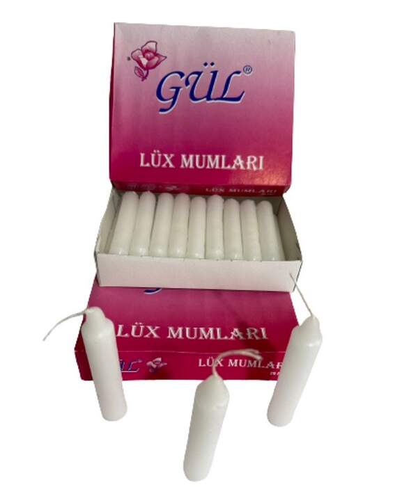Турецька свічка 10см GUL LUX 20шт в упак. (60) (шт.)