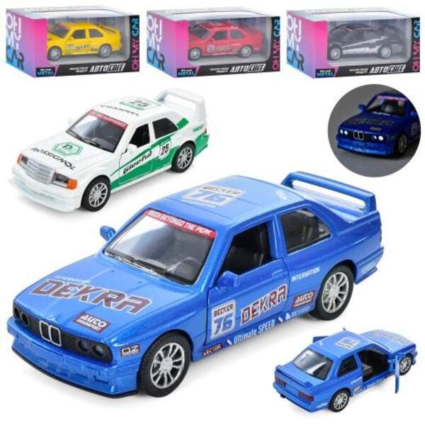 Машина AS-2959 (48шт) АвтоСвіт, 1:36, метал, інерц, 11см, зв, св, 2 виду (5кол), бат (табл), в кор-ц (шт.)