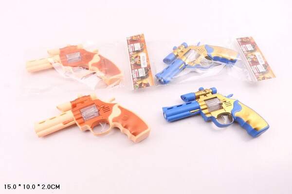 Пістолет арт. 0225-33 (288шт/2) 2 кольори, пакет. 15 * 10 * 2см (шт.)