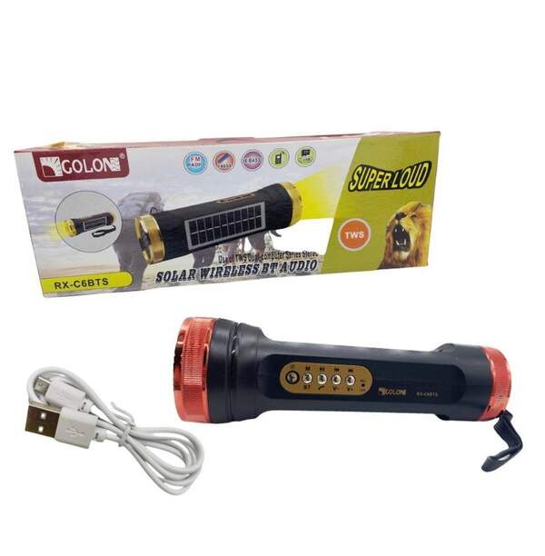 радіоприймач  Kolon RX-C6BTS + ліхтарик+сон.панель  F-232 (шт.)