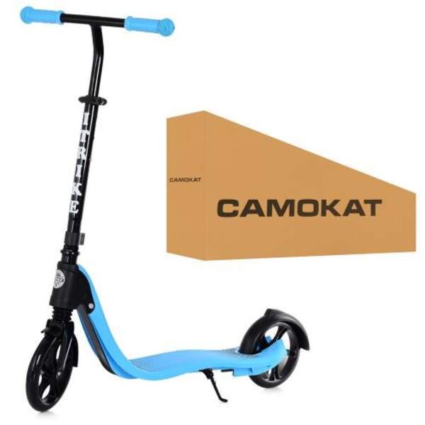Самокат SR 2-082-BL (1шт) алюм, 2колеса ПУ200мм-пласт, руль 93/103см, підніж 51/33-13см, підставка, (шт.)