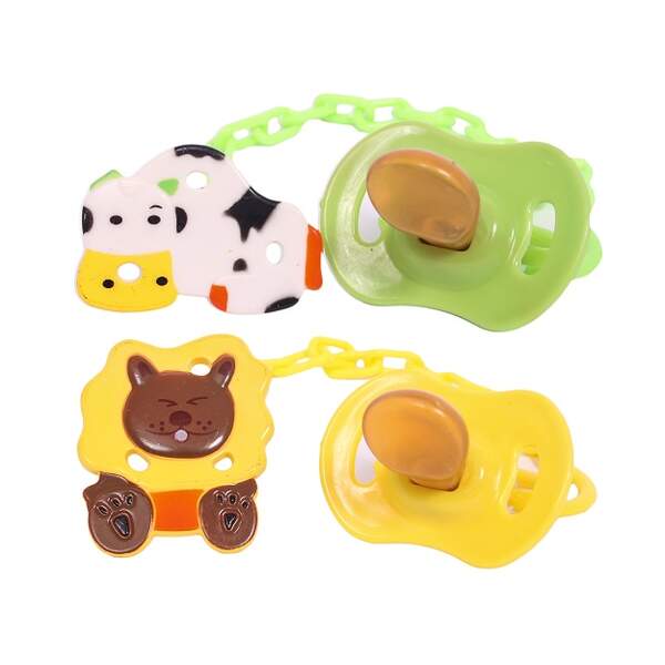 065 Забава Пустушка латекс ортодонтична на блiстерi з ланцюжком 065 (шт.)