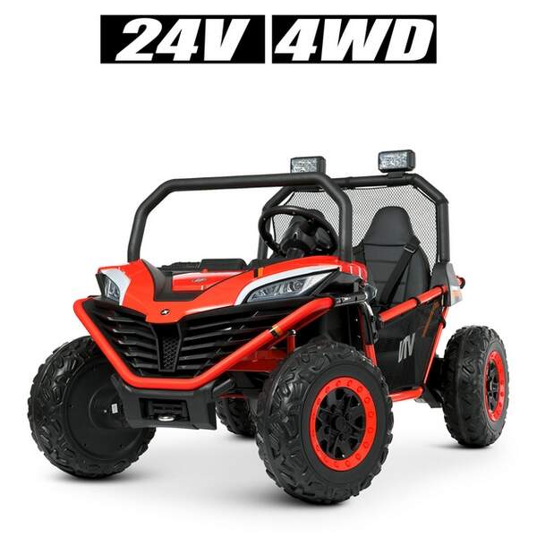 Ігр. Джип M 4969EBLR-3(24V) (1шт) 2,4G, 4*80W, 1*24V7AH,EVA,USB,муз,шкіра,світло,червоний (шт.)