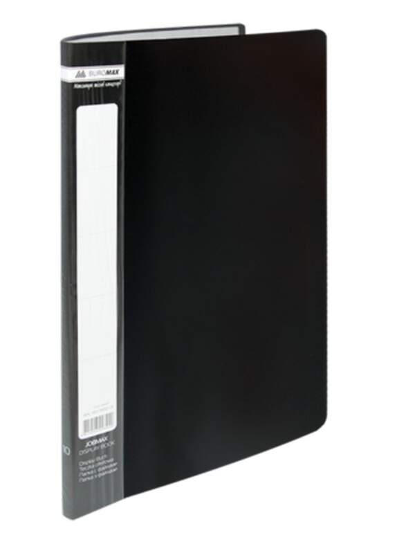 Папка з 10 файлами А4 JOBMAX, чорний BM.3600-01 1/24 (шт.)