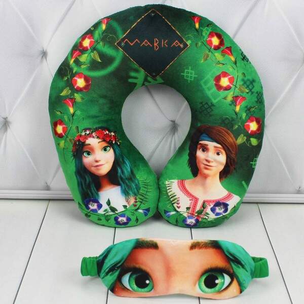 Підголовник з маскою Мавка, Копиця 00279-5 (32x30x7см) (шт.)