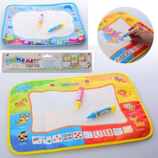 Килимок LT3981-1-82-1 (60шт) для малювання водою 40-29см, маркер2шт, 2види, 31,5-46-2см (шт.)