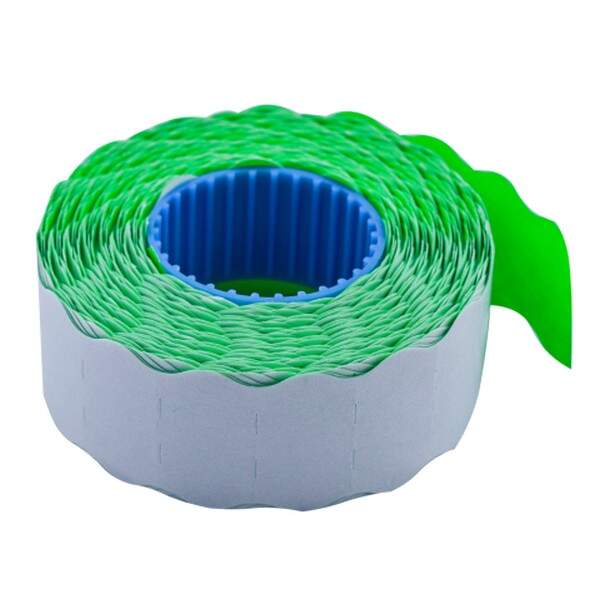 Цінник 22*12мм (1000шт, 12м), фігурний, внутрішня намотка, зелений, BM.281201-04 (10/200шт) (шт.)