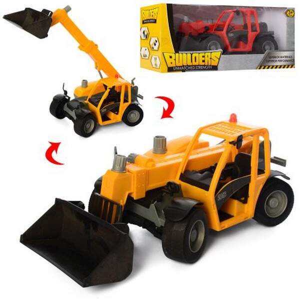 Бульдозер 217A (24шт) 33см, рухомі деталі, 2 кольори, в кор-ці, 36,5-16-16см (шт.)