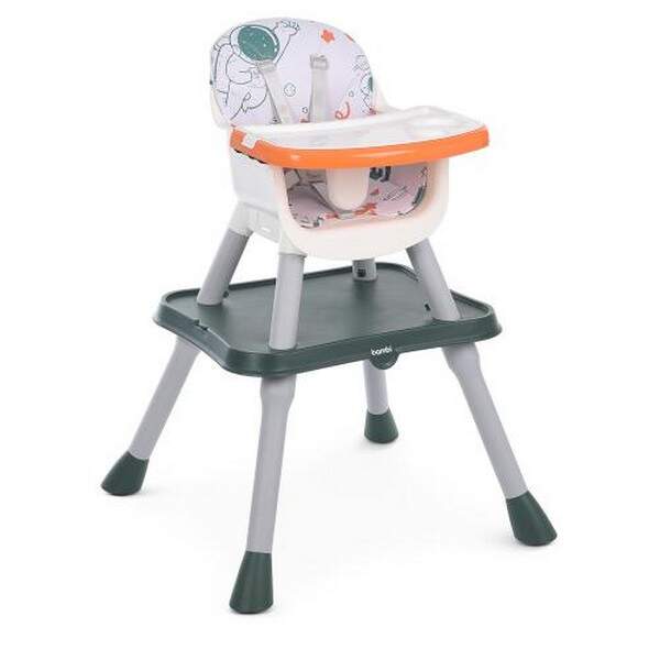 Стільчик M 5672-7 (1шт) для годування,трансф,3в1(столик,стільчик,лего), помаранч. (шт.)