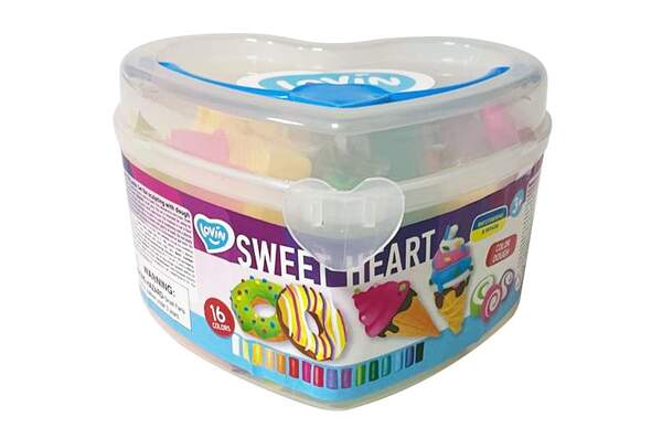 Sweet heart ТМ Lovin  Набір для ліплення з тістом 41207 (6 шт) (шт.)