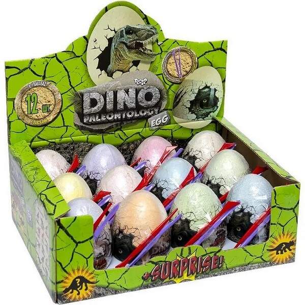 Креативна творчість для проведення розкопок "Dino Paleontology. EGG" (12) DP-02-01 (шт.)