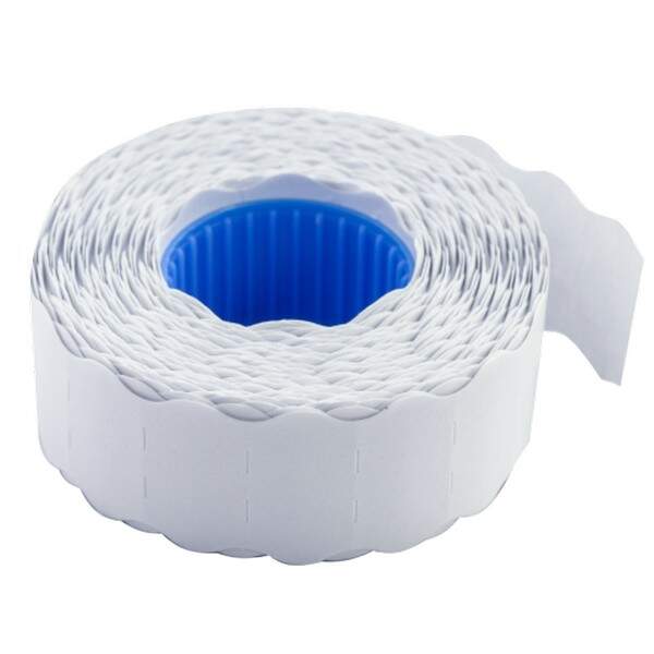 Цінник 22*12мм (1000шт, 12м), фігурний, внутрішня намотка, білий BM.281201-12 (10/200) (шт.)