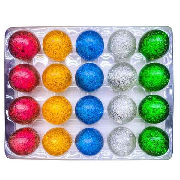М`яч 4,5см BT-JB-0065 стрибунець з блискітками світ 20шт.в кор./240/ (шт.)