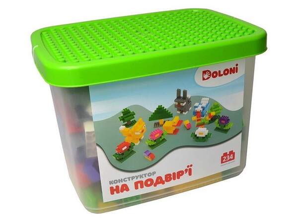 Конструктор "На подвір'ї" 234 детал. 013888/39 в пластик. боксі (шт.)