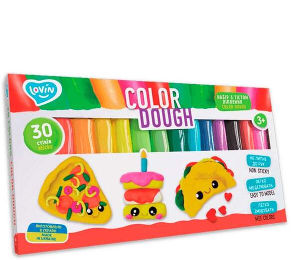 30 sticks Color Dough TM Lovin Набір для ліплення з тістом 41205 (шт.)