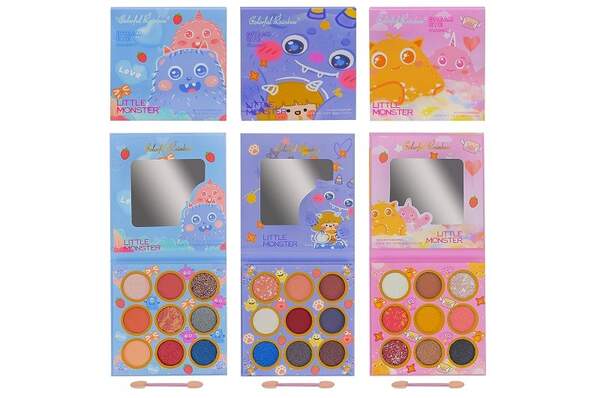 Косметика арт. 2776/7/8/9 (576шт/12) палетка, мікс 4 види короб. 10*13см (шт.)