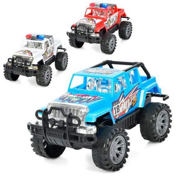 Джип 2932-C1-2934-C (100шт) на запуску, 19см, 3 види, у кульку, 19,5-24,5-12см (шт.)