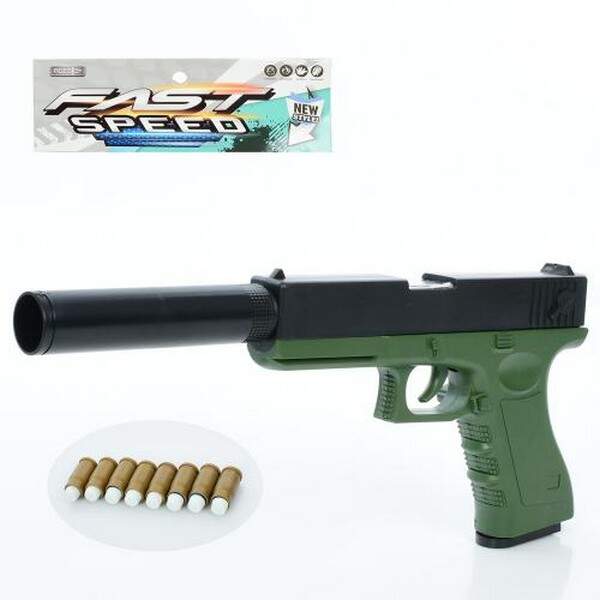 Пістолет 579-17 (36шт)32см кулі 10шт, у пакеті 21-28-3см (шт.)