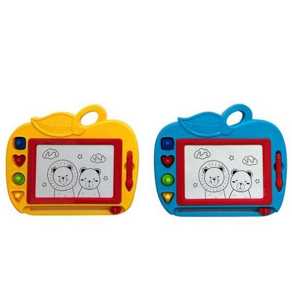 Дошка для малювання 009-2154 (42шт) ч/б, печатки 4шт, 2кольори, у пакеті, 28,5-24-2,5см (шт.)